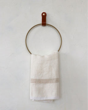Ludlow Towel Ring - Tan