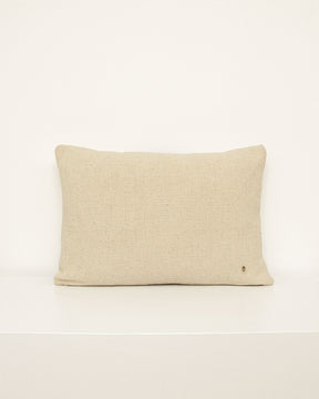 Makun Lazo Pillow - White with Black Detail