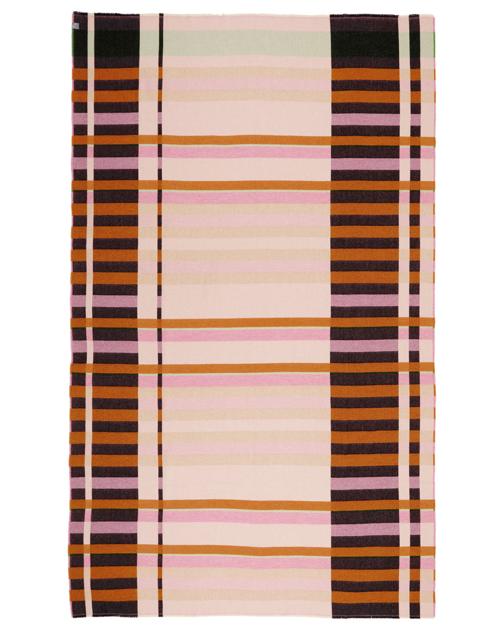 Nougat Lambswool Stölzl Throw - Large