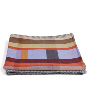 Cecil Lambswool Block Throw - Small